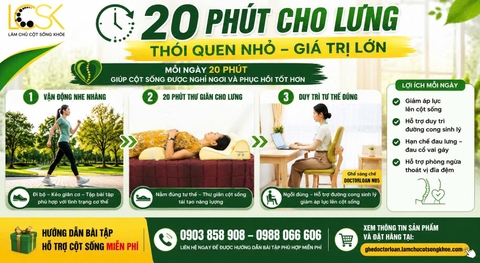 ⏰ 20 PHÚT CHO LƯNG – THÓI QUEN NHỎ, GIÁ TRỊ LỚN