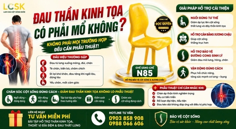 ĐAU THẦN KINH TỌA CÓ PHẢI MỔ KHÔNG?