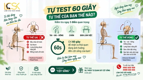 ⏱️ TỰ TEST 60 GIÂY: TƯ THẾ CỦA BẠN THẾ NÀO?