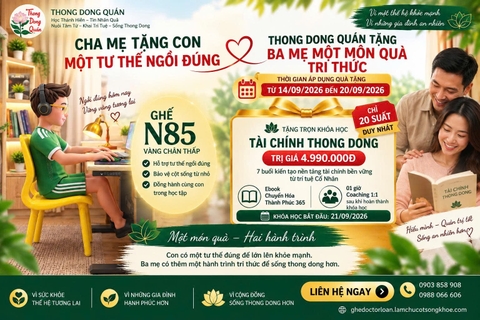 THONG DONG QUÁN TẶNG CHA MẸ MỘT MÓN QUÀ TRI THỨC