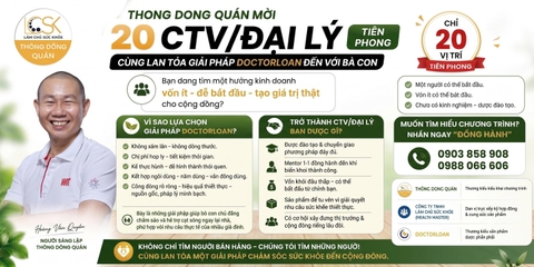 🚀 THONG DONG QUÁN MỜI 20 CTV/ĐẠI LÝ TIÊN PHONG