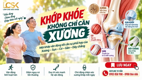🦴 KHỚP KHỎE KHÔNG CHỈ CẦN XƯƠNG!