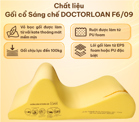 Gối Cổ Sáng Chế DoctorLoan F6/09: Công Nghệ Bảo Vệ Và Phục Hồi Cột Sống Cổ Toàn Diện
