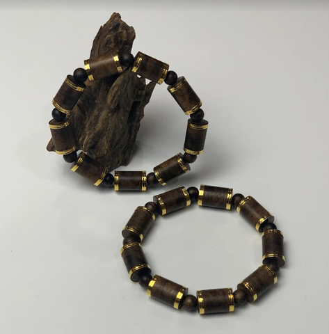 Vòng Trúc nam bọc vàng 18k - Malaysia