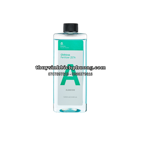 CHIHIROS ZETA “A” 450ML (Algaecide) - PHÒNG & DIỆT RÊU HẠI, TẢO HẠI