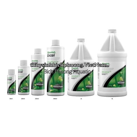 SEACHEM FLOURISH EXCEL - CO2 NƯỚC, PHÒNG VÀ DIỆT RÊU HẠI