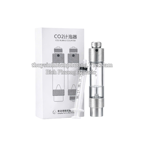 ĐẾM GIỌT CO2 VER2 – LỖ CHÂM NƯỚC VAN 1 CHIỀU (KÈM XI LANH)