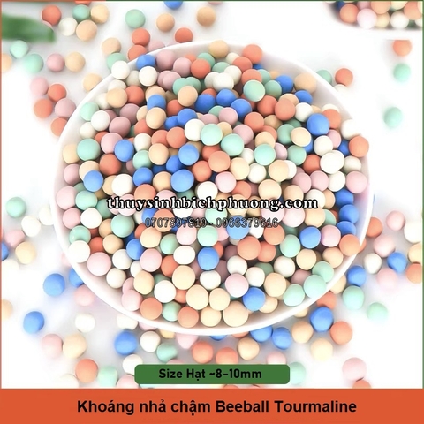 KHOÁNG VIÊN NHẢ CHẬM  BEE BALL TOURMALINE JAPAN (100GR)