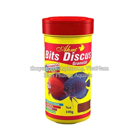 AHM BITS DISCUS GRANULAT 100G - THỨC ĂN CÁ ĐĨA CAO CẤP