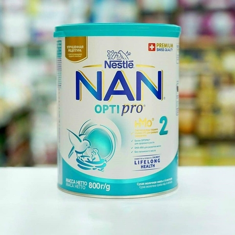Sữa Nan Nga số 2 cho bé 6-12 tháng 800g