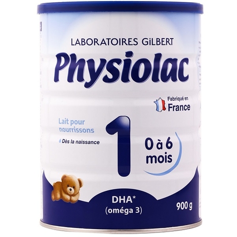 Sữa Physiolac số 0-6 tháng 900g