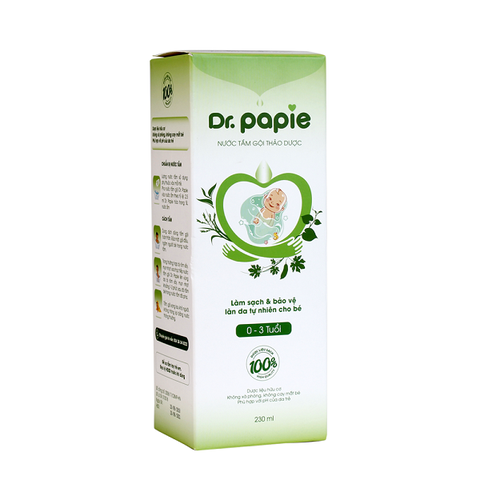 Nước tắm thảo Dr.Papie phòng cảm lạnh