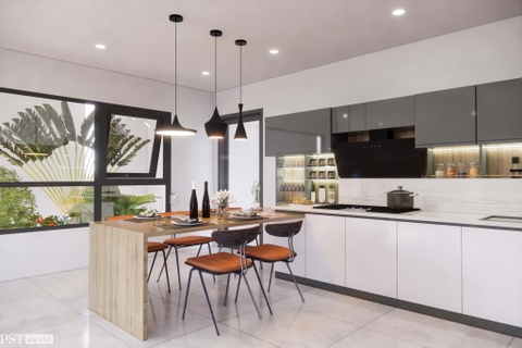 Tủ bếp BT vườn Mê Linh