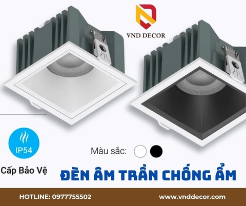 Tại Sao Nên Dùng Đèn Âm Trần Chống Ẩm Cho Nhà Tắm & Ban Công?