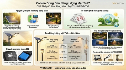 Có nên dùng đèn năng lượng mặt trời không? Kinh nghiệm chọn đúng