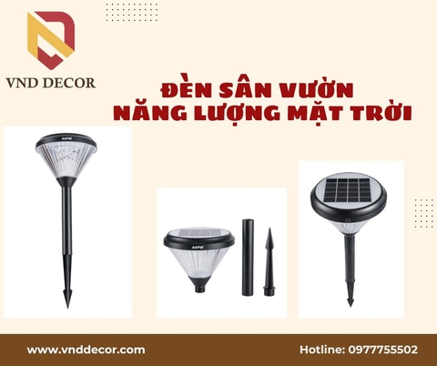 Đèn Sân Vườn Năng Lượng Mặt Trời Giá Tốt 2025 – Bền Bỉ, Dễ Lắp Đặt