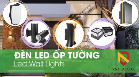 Đèn LED Hắt Tường Trang Trí Đẹp – Giá Tốt, Nhiều Mẫu Mới 2025
