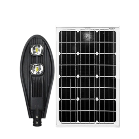 Đèn Đường Chiếc Lá Năng Lượng Mặt Trời 100W-Ánh Sáng Trắng-Tấm Pin Mono