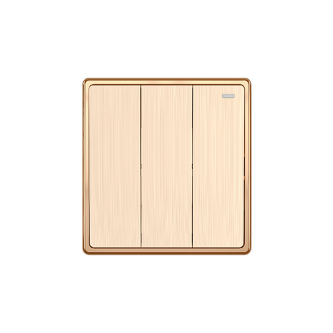 Mặt 3 Công Tắc 1 Chiều MPE Mã S703