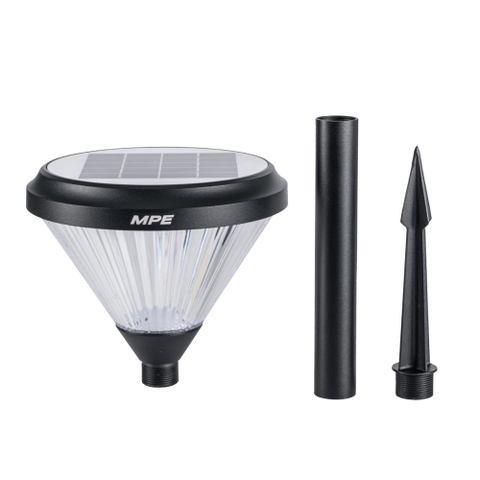 Đèn sân vườn năng lượng mặt trời, cắm đất, cao 50cm 2W ánh sáng vàng SLL-50V