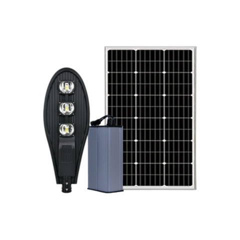 Đèn Đường Chiếc Lá Năng Lượng Mặt Trời 150W-Ánh Sáng Trắng-Tấm Pin Mono