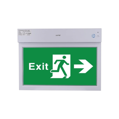 Đèn LED Exit Đa Năng Đèn Báo 1 Mặt Phải 3W - EXR/M