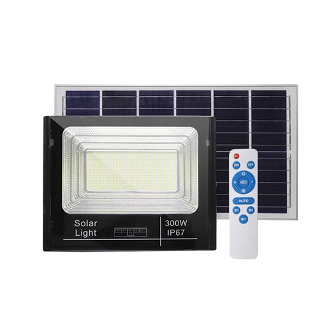 Đèn Led Pha Năng Lượng Mặt Trời 300W Có Báo Pin - SOLAR LIGHT 300W