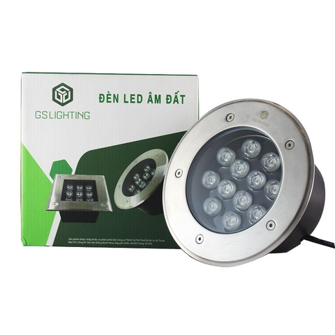 Đèn Led Âm Đất Tròn 3W-36W GSDT, Ánh Sáng Vàng 3000K