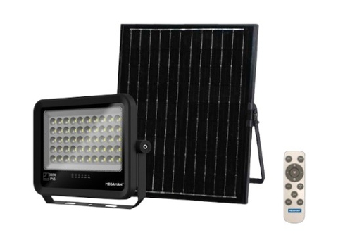 Đèn Pha Năng Lượng Mặt Trời 100W MEGAMAN - YTFL002SL 100W 6500K