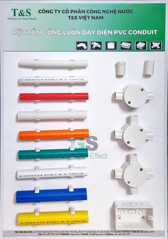 Hệ thống ống luồn dây điện PVC Conduit GS