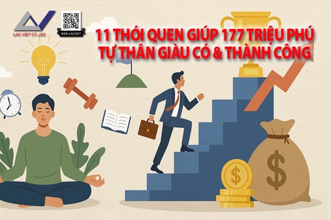 11 Thói Quen Giúp 177 Triệu Phú Tự Thân Giàu Có Và Thành Công