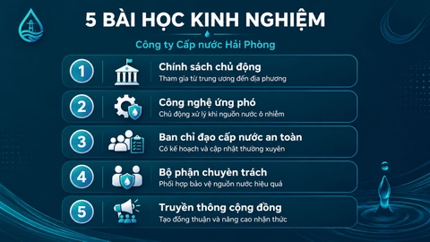  5 bài học kinh nghiệm – chính sách, công nghệ, ban chỉ đạo, bộ phận chuyên trách, truyền thông cộng đồng