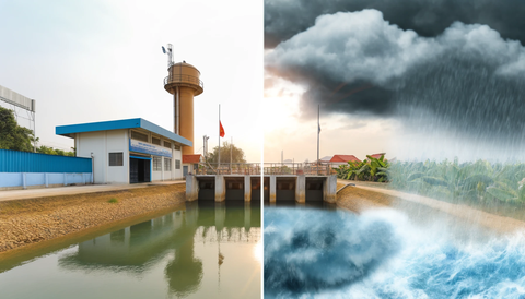 Nguy cơ đối với ngành cấp nước Việt Nam trong năm 2024 về thời tiết cực đoan
