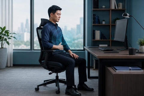 khí công cho dân văn phòng tại bàn làm việc