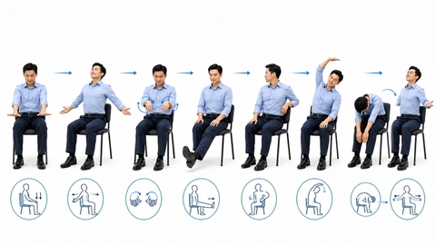 bài tập khí công ngồi ghế cho dân văn phòng