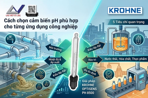 Cách chọn cảm biến pH phù hợp cho từng ứng dụng công nghiệp