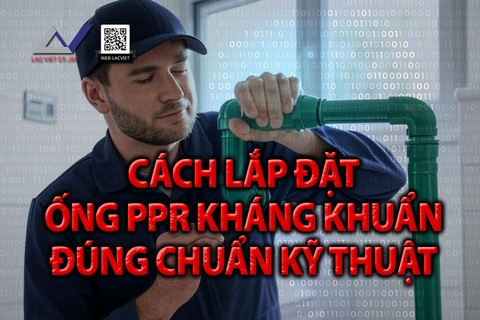 Cách Lắp Đặt ống PPr kháng khuẩn GS chuẩn kỹ thuật