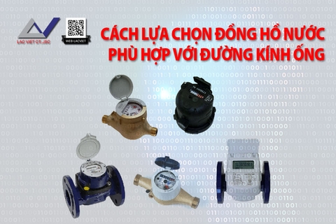 Cách lựa chọn đồng hồ nước phù hợp với đường kính ống