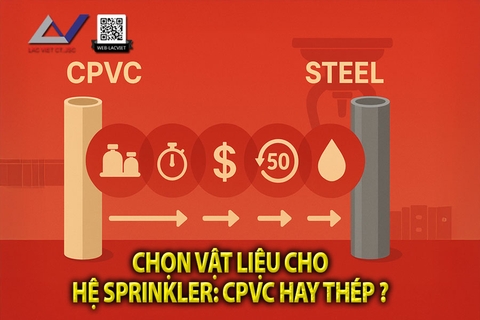 Chọn vật liệu cho hệ sprinkler: CPVC hay thép?