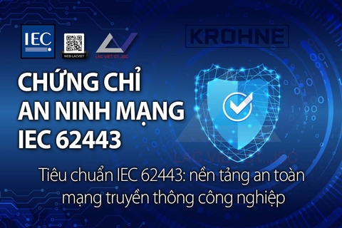 Krohne đạt chứng chỉ IEC 62443 - AN NINH MẠNG