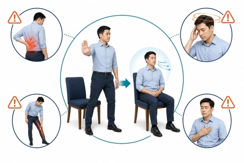 lưu ý an toàn khi tập khí công giảm đau lưng tại văn phòng