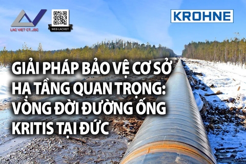 Giải pháp bảo vệ cơ sở hạ tầng quan trọng: vòng đời đường ống KRITIS tại Đức