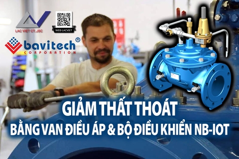 Giảm thất thoát bằng van điều áp & bộ điều khiển NB-IoT