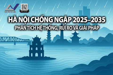 Hà Nội chống ngập 2025–2035: Phân tích hệ thống, rủi ro và giải pháp