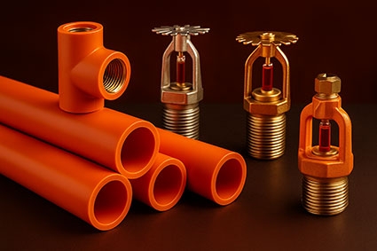 Hình hệ thống sprinkler CPVC