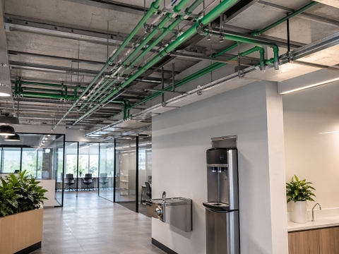 Hệ thống nước uống trực tiếp sử dụng ống PP-R kháng khuẩn