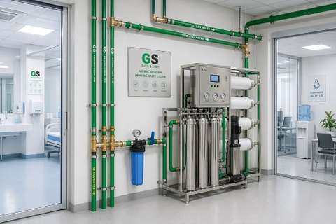 Hệ thống ống PP-R kháng khuẩn GS cho nước uống trực tiếp và RO