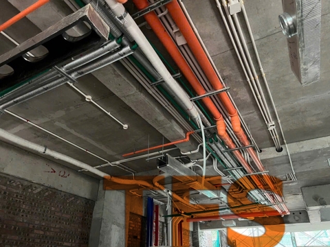 Hình ống CPVC TFS của công ty T&S trong hệ thống PCCC