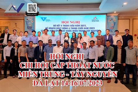 Hội nghị cấp thoát nước Miền Trung - Tây Nguyên tại TP. Đà Lạt