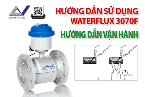 Hướng dẫn vận hành Waterflux 3070